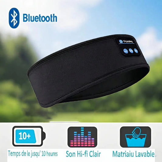 Wireless Bluetooth Sleeping Headband Fone Earphones Sports Sweatband Sleeping Band Headset Music Soft Elastic Eye Mask Headphone
