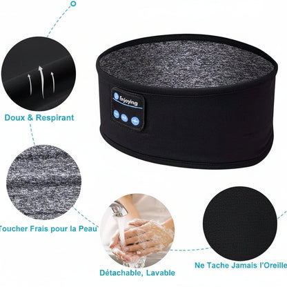 Fone Bluetooth Sleeping Headphones Eye Mask Sleep Headphone Bluetooth Headband Soft Elastic Comfortable Wireless Music Earphones